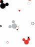 Disney Minnie Mouse Dots fabric in red and black color - pattern number DI0927 - by York in the Disney Kids Vol 4 collection