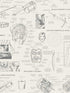 Marvels Heroes Schematics fabric in cream color - pattern number DI0937 - by York in the Disney Kids Vol 4 collection