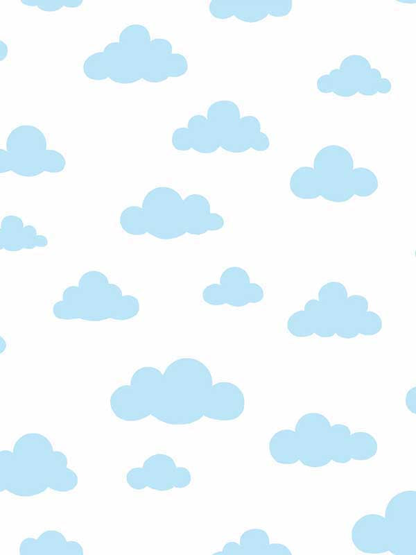 Disney Winnie the Pooh Cloud fabric in blue color - pattern number DI0975 - by York in the Disney Kids Vol 4 collection