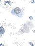 Star Wars Good Night Galaxy fabric in blue color - pattern number DI0998 - by York in the Disney Kids Vol 4 collection