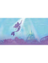 The Little Mermaid Under The Sea 7 Panel fabric in purple color - pattern number RMK11413M - by York in the Disney Kids Vol 4 collection