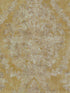 Charleston Damask fabric in yellow color - pattern number HS7956 - by Ronald Redding in the 24 Karat collection
