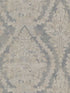 Charleston Damask fabric in silver color - pattern number PM9309 - by Ronald Redding in the 24 Karat collection
