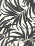 Bali Leaves fabric in off white and dark grey color - pattern number AT7056 - by York in the Tropics Resource Library collection