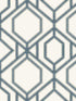 Sawgrass Trellis fabric in white and blue color - pattern number TC2634 - by York in the Tropics Resource Library collection