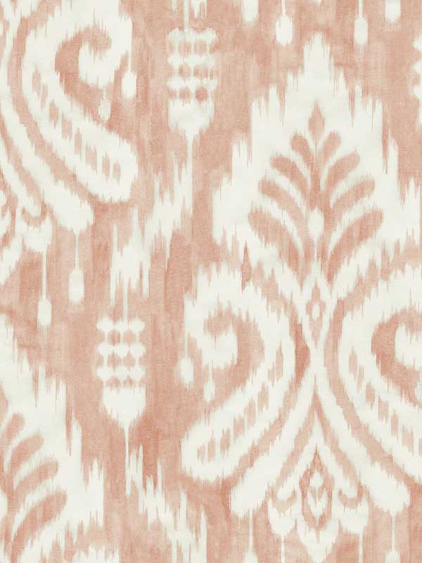 Hawthorne Ikat wallpaper in coral color - pattern number TC2646 - by York in the Tropics Resource Library collection