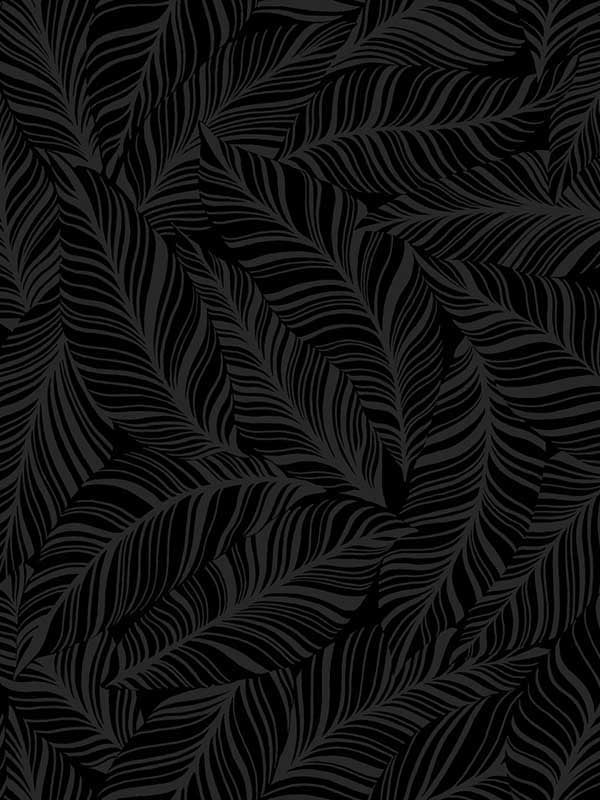 Rainforest Canopy wallpaper in black color - pattern number TC2712 - by York in the Tropics Resource Library collection
