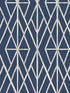 Riviera Bamboo Trellis fabric in navy color - pattern number CV4449 - by York in the Waters Edge Resource Library collection