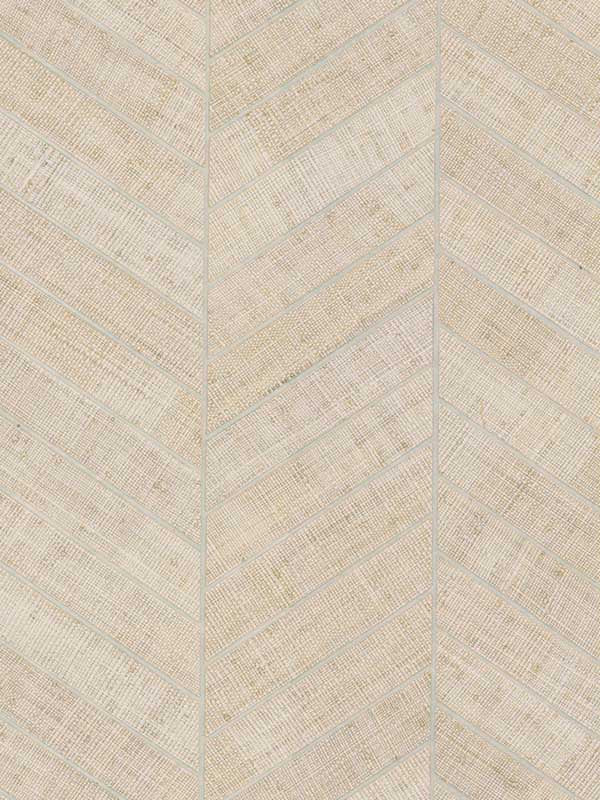 Atelier Herringbone fabric in white color - pattern number HO2108 - by Ronald Redding in the Traveler collection