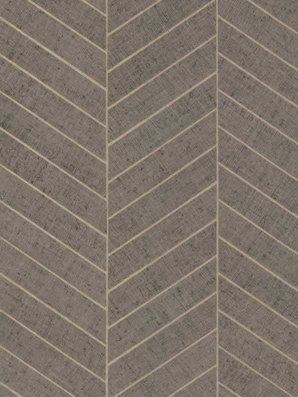 Atelier Herringbone fabric in grey color - pattern number HO2110 - by Ronald Redding in the Traveler collection