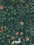 Aspen wallpaper in dark green color - pattern number HO2126 - by Ronald Redding in the Traveler collection