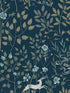 Aspen wallpaper in dark blue color - pattern number HO2128 - by Ronald Redding in the Traveler collection