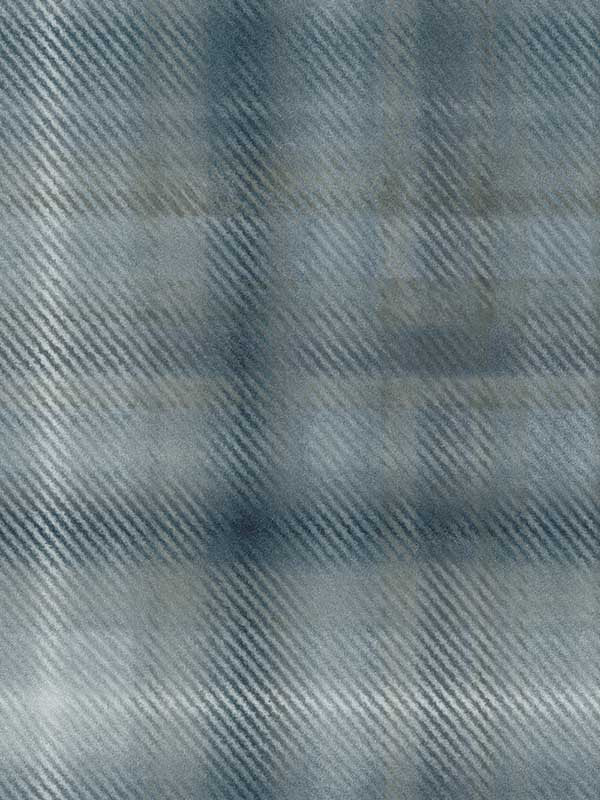 Sterling Plaid wallpaper in blue color - pattern number HO2158 - by Ronald Redding in the Traveler collection