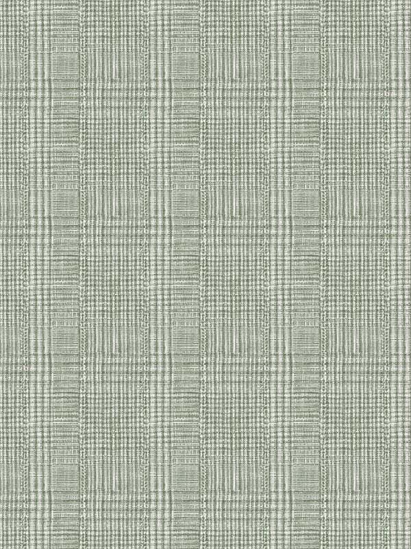 Shirting Plaid fabric in green color - pattern number HO2166 - by Ronald Redding in the Traveler collection