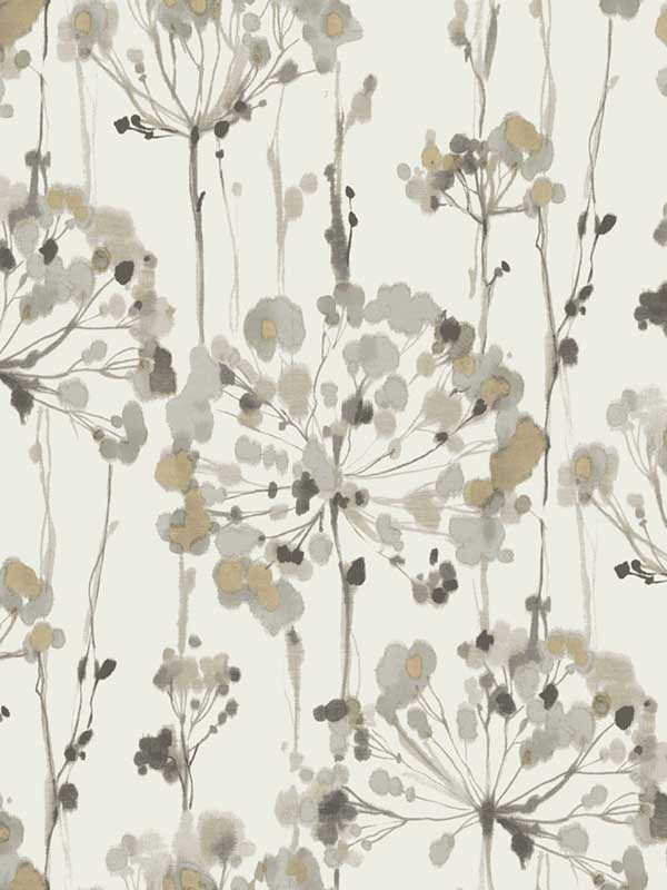 Flourish wallpaper in beige color - pattern number CI2425 - by Candice Olson in the Modern Artisan Second Edition collection