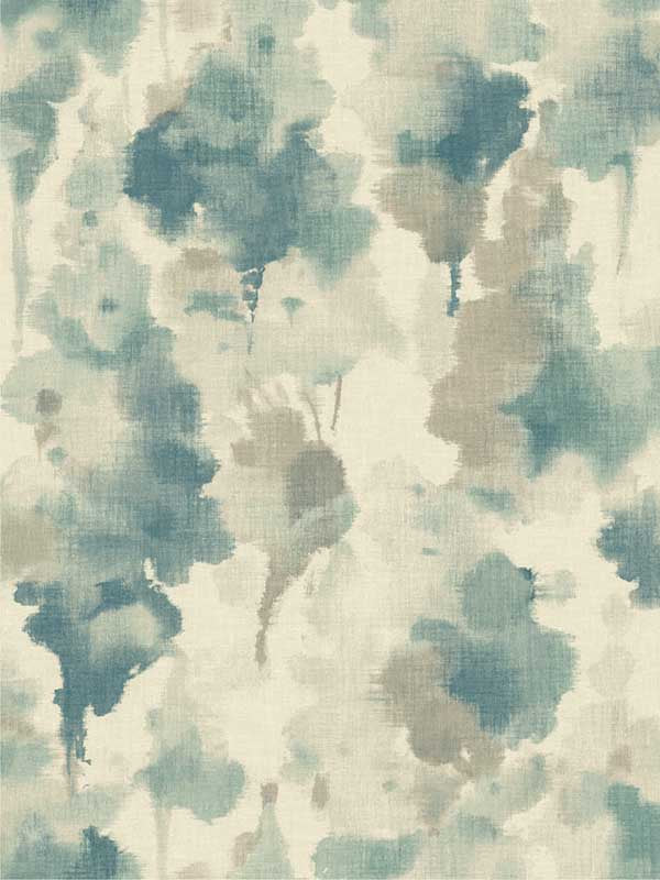 Mirage fabric in off white and dark blue color - pattern number CZ2465 - by Candice Olson in the Modern Nature Second Edition collection