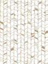 Perfect Petals fabric in white and gold color - pattern number OS4201 - by Candice Olson in the Modern Nature Second Edition collection