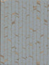 Perfect Petals fabric in blue and gold color - pattern number OS4202 - by Candice Olson in the Modern Nature Second Edition collection