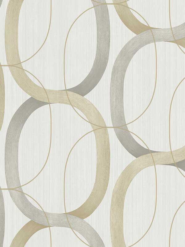 Interlock fabric in dark taupe color - pattern number OS4212 - by Candice Olson in the Modern Nature Second Edition collection