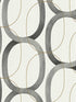 Interlock fabric in black and gold color - pattern number OS4213 - by Candice Olson in the Modern Nature Second Edition collection
