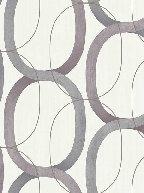 Interlock fabric in plum color - pattern number OS4216 - by Candice Olson in the Modern Nature Second Edition collection