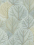 Leaf Concerto fabric in turquoise color - pattern number OS4241 - by Candice Olson in the Modern Nature Second Edition collection