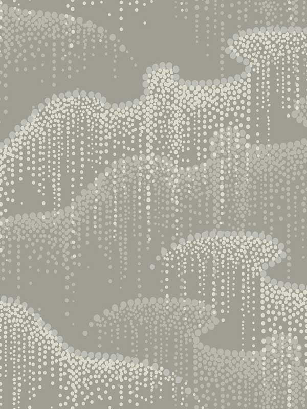Moonlight Pearls fabric in taupe color - pattern number OS4262 - by Candice Olson in the Modern Nature Second Edition collection