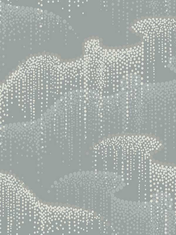 Moonlight Pearls fabric in grey color - pattern number OS4263 - by Candice Olson in the Modern Nature Second Edition collection