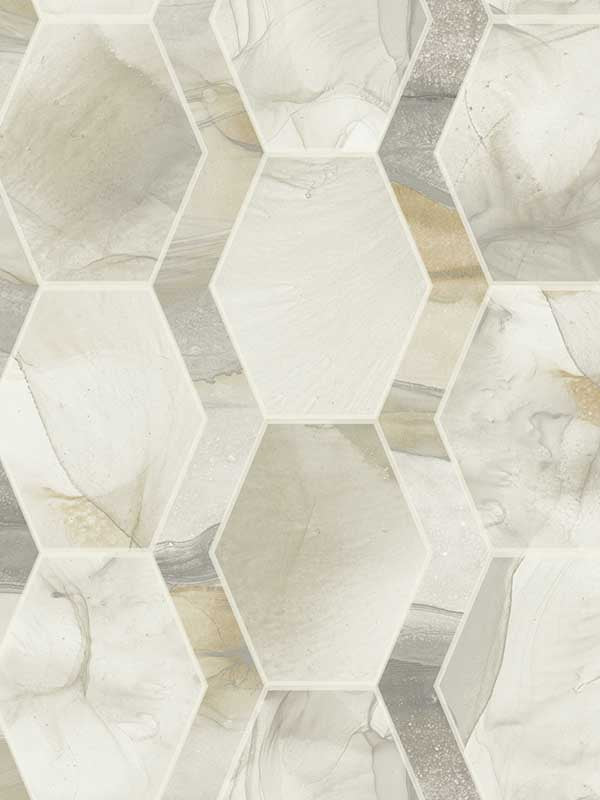 Earthbound wallpaper in cream and grey color - pattern number OS4285 - by Candice Olson in the Modern Nature Second Edition collection