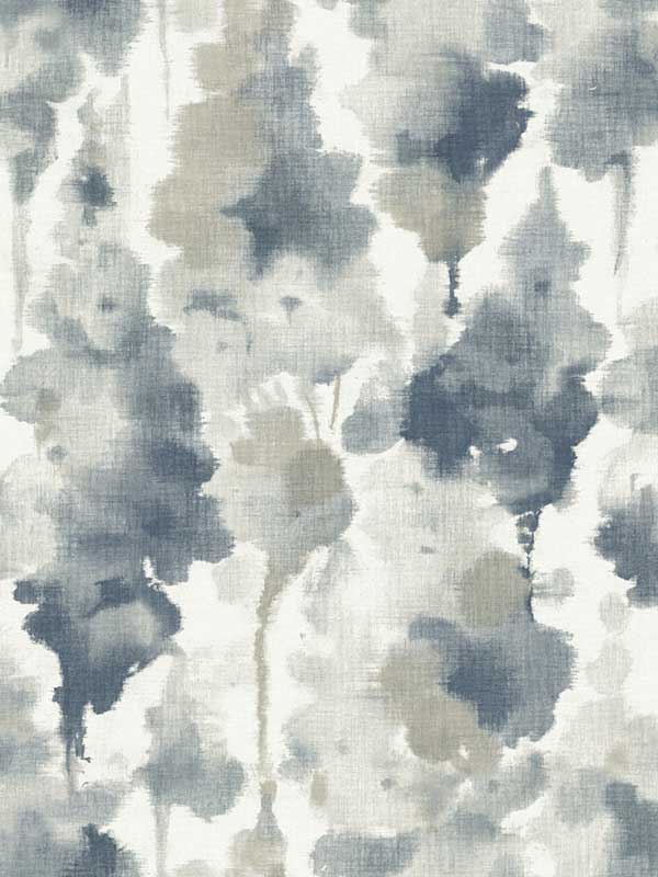 Mirage fabric in navy color - pattern number OS4291 - by Candice Olson in the Modern Nature Second Edition collection