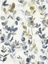Joyful Eucalyptus wallpaper in navy color - pattern number OS4314 - by Candice Olson in the Modern Nature Second Edition collection