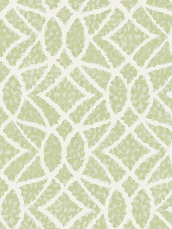Boxwood Garden wallpaper in light green color - pattern number GR5971 - by York in the Grandmillennial collection