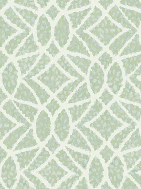 Boxwood Garden wallpaper in teal color - pattern number GR5973 - by York in the Grandmillennial collection