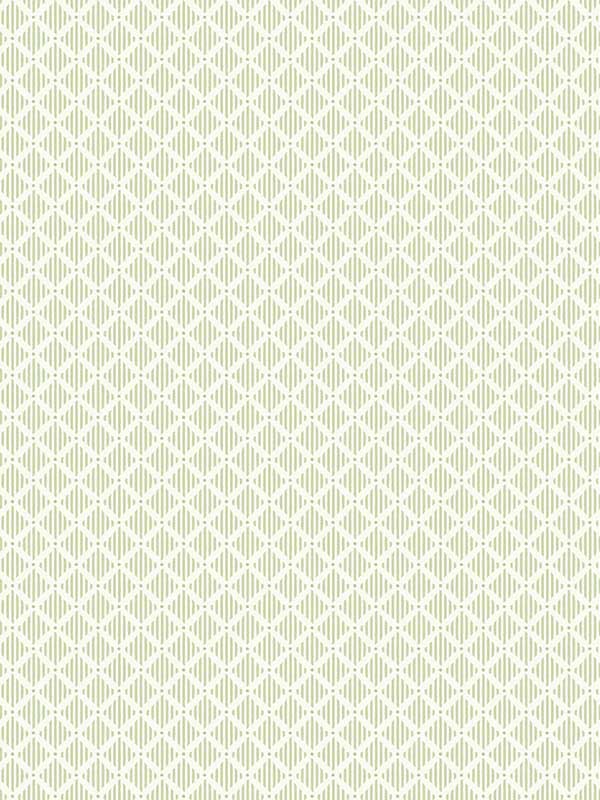 Diamond Gate wallpaper in green color - pattern number GR6006 - by York in the Grandmillennial collection