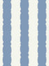 Scalloped Stripe wallpaper in blue color - pattern number GR6012 - by York in the Grandmillennial collection