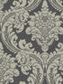 Tapestry Damask fabric in dark gray color - pattern number GR6022 - by York in the Grandmillennial collection