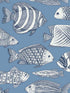 Wailea Tropical School fabric in sky blue color - pattern number 2927-80212 - by A Street Prints in the Newport collection