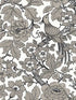 Beaufort Peony Chinoiserie fabric in black color - pattern number 2927-80410 - by A Street Prints in the Newport collection