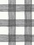 Scarborough Striated Plaid fabric in black color - pattern number 2927-80900 - by A Street Prints in the Newport collection