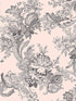 Carmel Baroque Florals wallpaper in blush color - pattern number 2927-81601 - by A Street Prints in the Newport collection