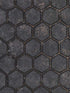 Starling Honeycomb fabric in charcoal color - pattern number 2927-00403 - by Brewster in the Polished collection