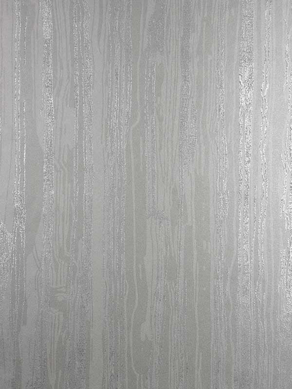 Nova Faux Wood fabric in silver color - pattern number 2927-10105 - by Brewster in the Polished collection