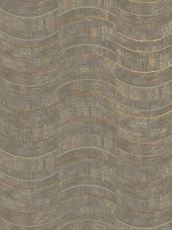 Hydra Geometric fabric in light grey color - pattern number 2927-10804 - by Brewster in the Polished collection