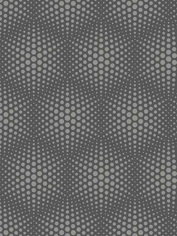 Milo Bubble Geometric fabric in dark grey color - pattern number 4020-50609 - by Advantage in the Geo and Textures collection