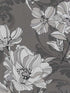 Selene Mucha Floral fabric in silver color - pattern number 4019-86401 - by A Street Prints in the Lustre A Metallic Collection collection