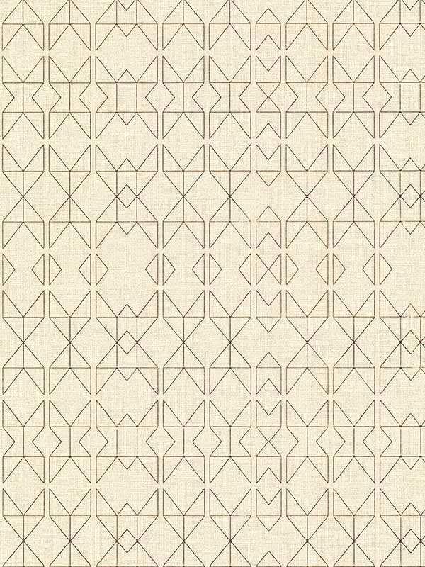 Paititi Diamond Trellis fabric in gold color - pattern number 4019-86403 - by A Street Prints in the Lustre A Metallic Collection collection