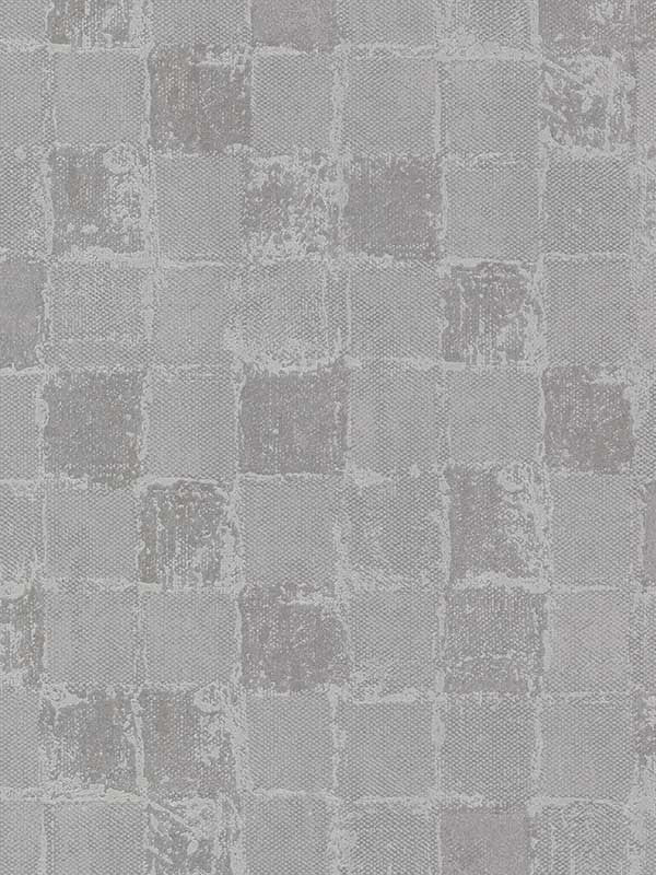 Varak Checkerboard wallpaper in silver color - pattern number 4019-86421 - by A Street Prints in the Lustre A Metallic Collection collection