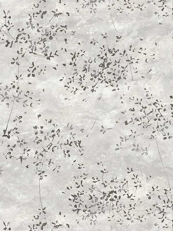 Arian Inkburst fabric in silver color - pattern number 4019-86427 - by A Street Prints in the Lustre A Metallic Collection collection