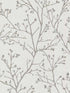 Koura Budding Branches wallpaper in silver color - pattern number 4019-86453 - by A Street Prints in the Lustre A Metallic Collection collection