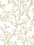 Koura Budding Branches wallpaper in cream color - pattern number 4019-86454 - by A Street Prints in the Lustre A Metallic Collection collection